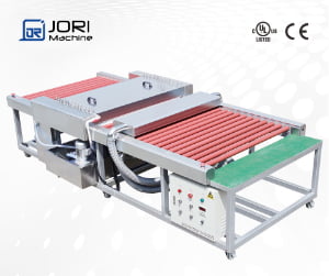 Glass Washing Machine Automatic Horizontal Glass Cleaning and Drying Machine for 1200mm Flat Glass Processing Line