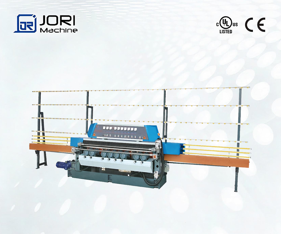 Glass Beveling Machine For Nine Grinding Heads Bevel Machine